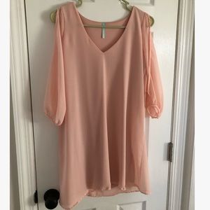 Lulu’s Light Pink Shift Dress